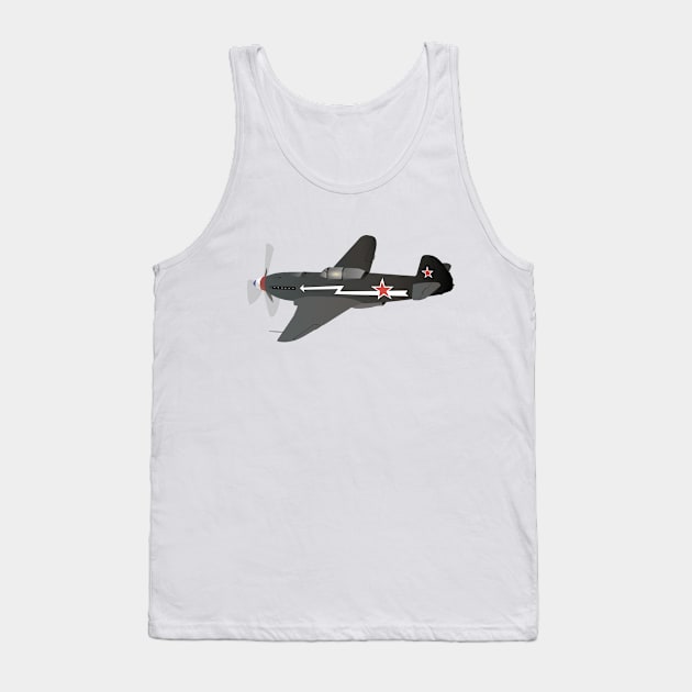 Soviet Yak-3 WW2 Fighter Aircraft Tank Top by NorseTech